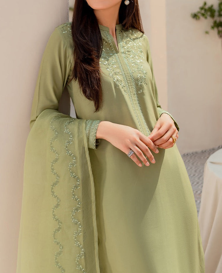 Grace S821 -Embroidered 2pc lawn dress