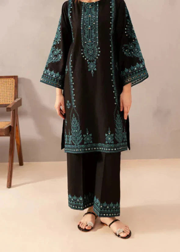 Grace Z-(W708) - Stitched Embroidered 2pc Marina Dress