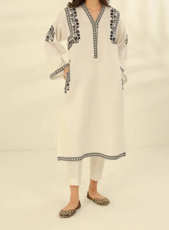 Grace W230-Embroidered 2pc marina dress