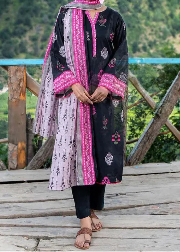 Grace Z-(W871 ) - Stitched Digital Printed 3pc Karandi Dress With Digital Printed Karandi Shawl.