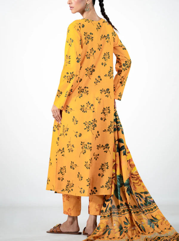 Grace S997-Digital Printed 3pc Lawn Dress with Digital Printed Lawn Dupatta.