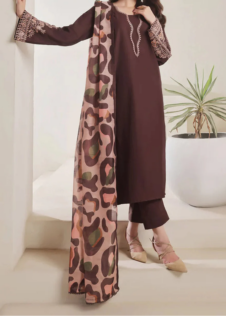 Grace S1369 - Embroidered 3pc Lawn Dress With Printed Lawn Dupatta ...