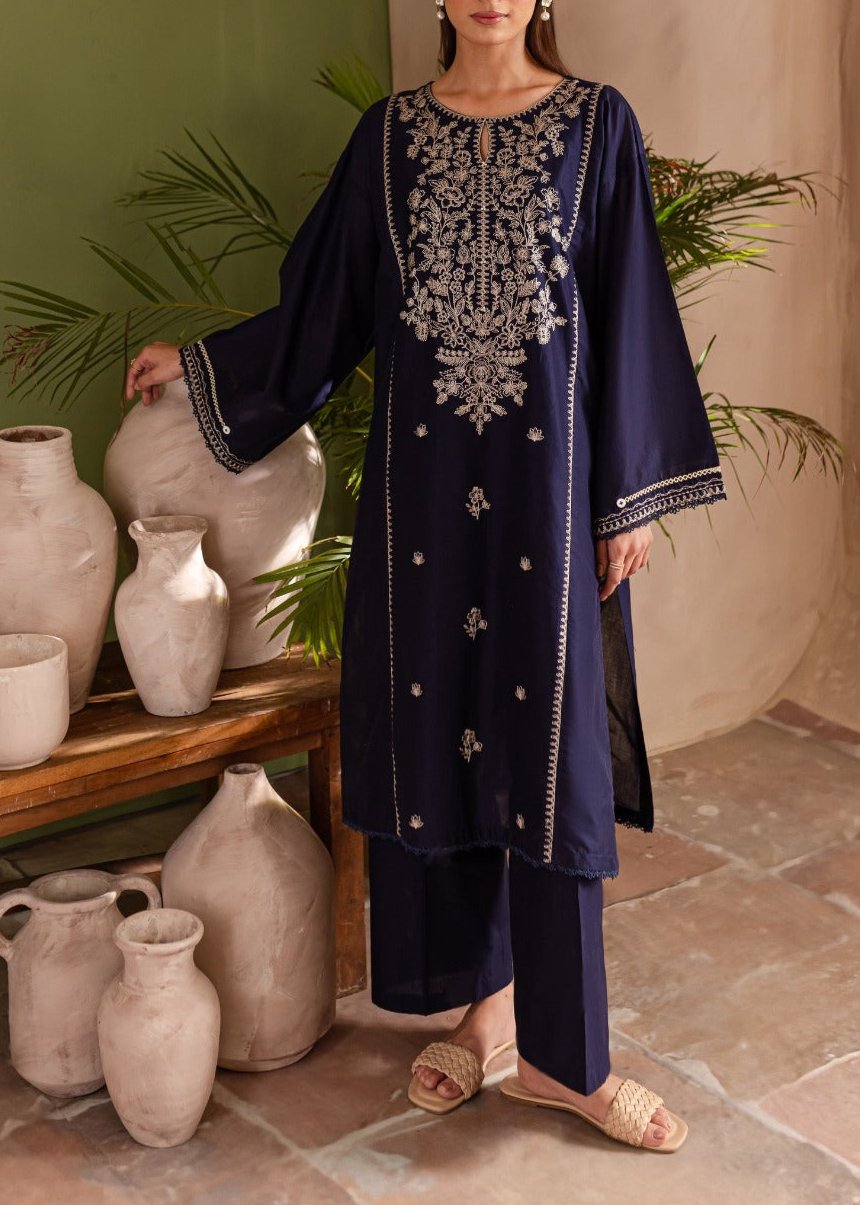 Grace W485-Embroidered 2Pc marina Dress.