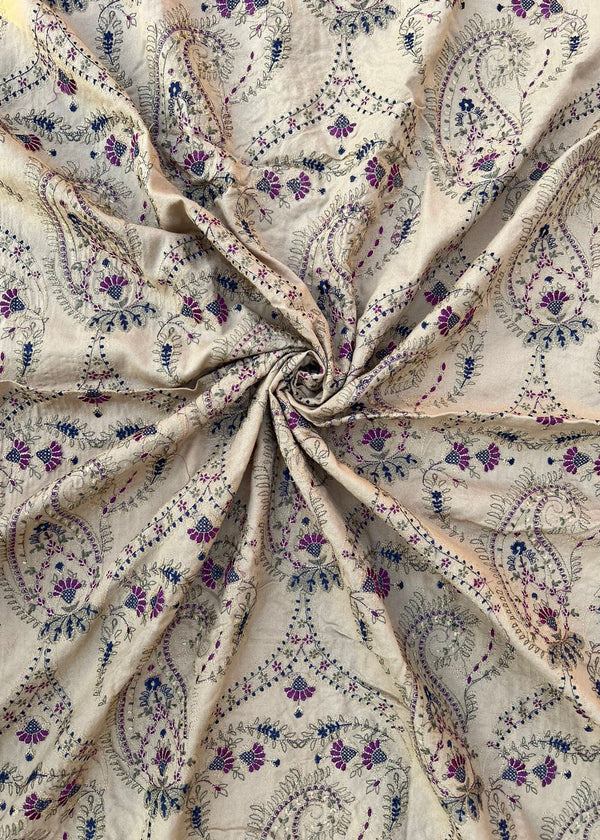 Sarinnah D20-Formal heavy Embroidered Karandi Shawl