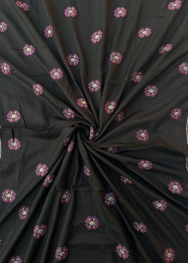 Sarinnah Premium D60-Luxury Formal Heavy Embroidered Karandi Shawl.