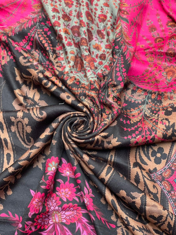 001-Printed Pashmina Shawl.
