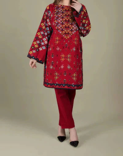 Grace Z-(W685) - Stitched Embroidered 2pc Marina Dress.