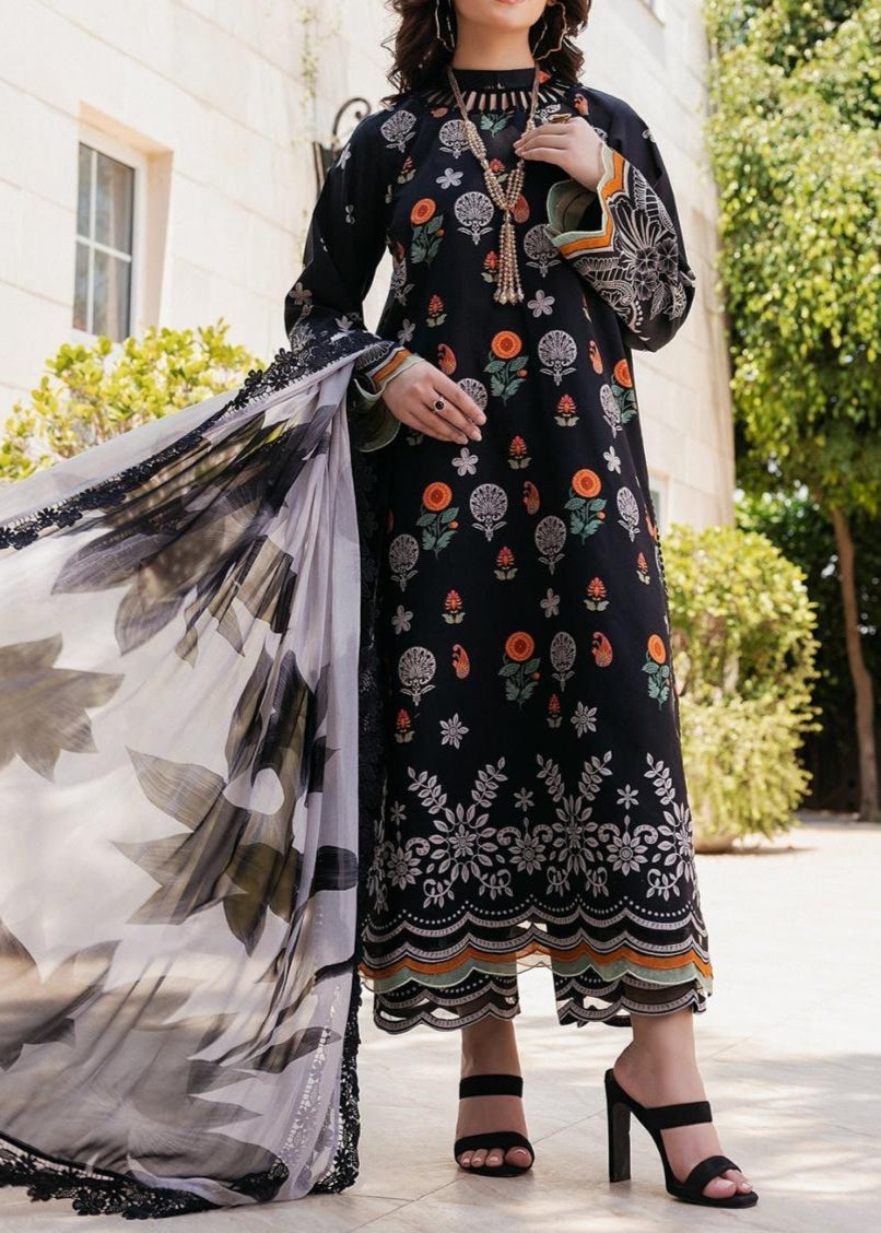 Grace S917-Digital Printed 3pc Lawn Dress with Digital Printed Lawn Dupatta.