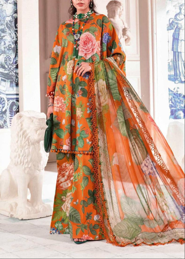 Grace S898-Digital Printed 3pc Lawn Dress with Digital Printed Lawn Dupatta.