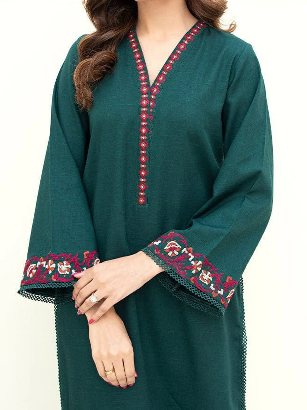 Grace Z42- Stitched Embroidered 2PC Lawn Dress.