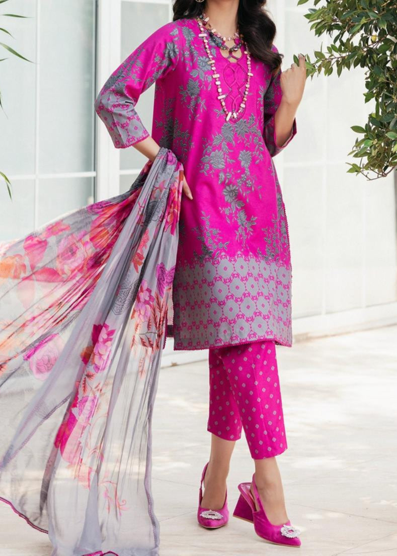 Grace S920-Digital Printed 3pc Lawn Dress with Digital Printed Lawn Dupatta.