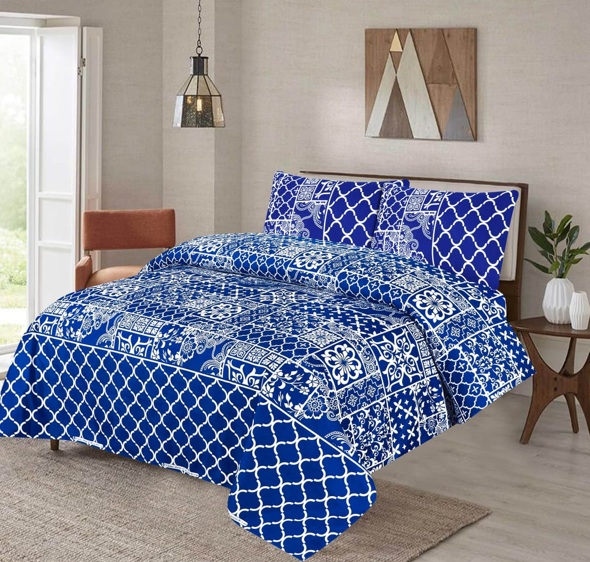 Grace D871 - Crystal Bed Sheet Set (Premium)